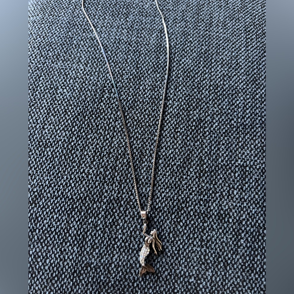 925 Italy chain with mermaid pendant - Picture 4 of 6